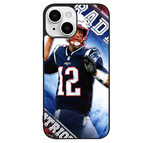 Tom Brady New England Patriots iPhone 14 Plus Case