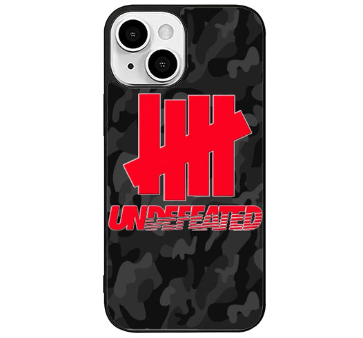 Undefeated Black Camo iPhone 14 Plus Case