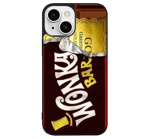Willy Wonka chocolate Golden iPhone 14 Plus Case