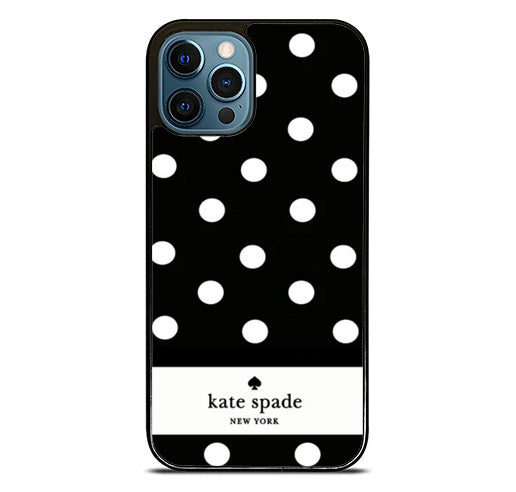 kate spade black polkadot strie iPhone 14 Pro Max Case