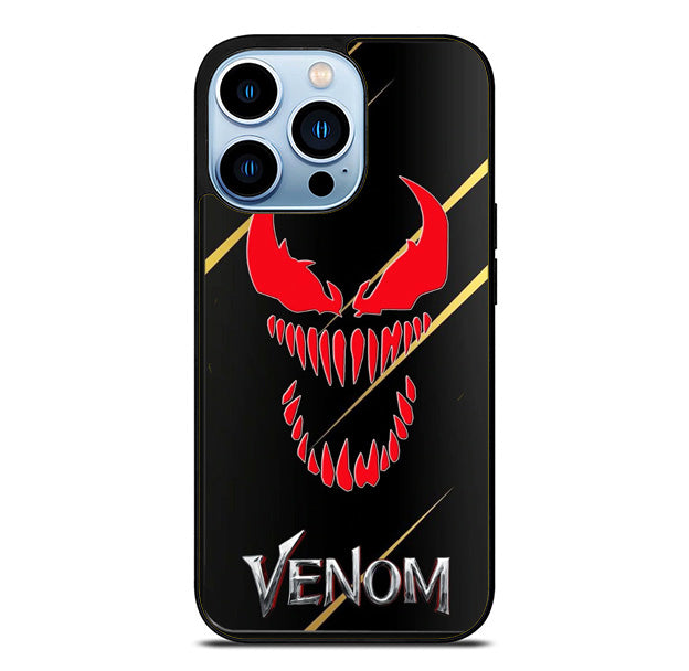 Venom Black Logo iPhone 14 Pro Max Case