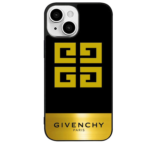 GIvenchy Black Gold iPhone 15 Plus Case