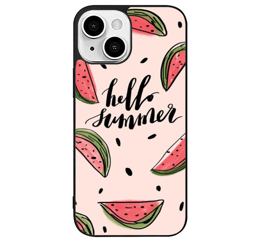 Hello Summer Watermelon iPhone 15 Plus Case