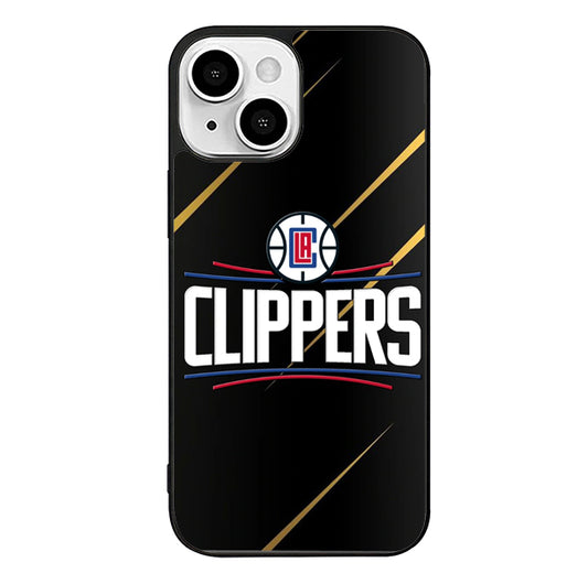 Los Angeles Clippers Black iPhone 15 Plus Case