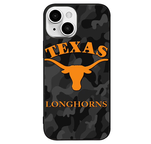 texas longhorns black camo iPhone 15 Plus Case