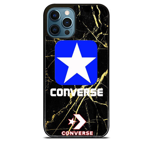 Converse Black Marble iPhone 15 Pro Max Case