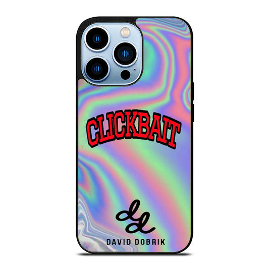 David Dobrik Holographic Clickbait Merch iPhone 15 Pro Max Case