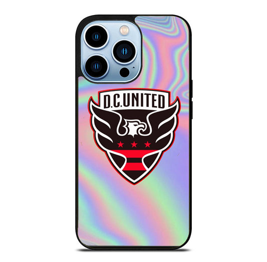 DC United Logo Holographic iPhone 15 Pro Max Case