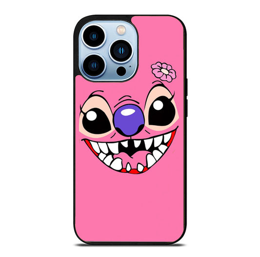 Disney Stitch Angel Pink iPhone 15 Pro Max Case