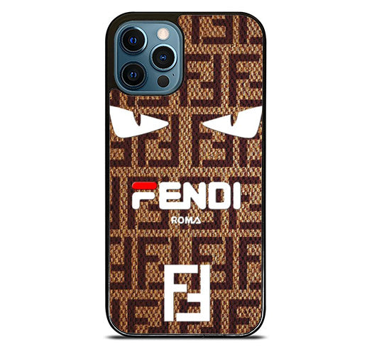 Fendi Brown Pattern iPhone 15 Pro Max Case