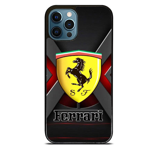Ferrari Custom Black iPhone 15 Pro Max Case