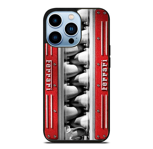 Ferrari Engine Red iPhone 15 Pro Max Case