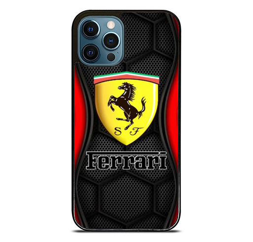 ferrari logo carbon cover iPhone 15 Pro Max Case