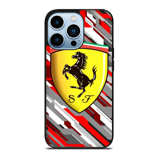 Ferrari Logo Colorfull iPhone 15 Pro Max Case