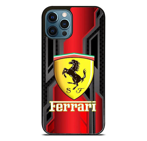 Ferrari Logo Red Stylish iPhone 15 Pro Max Case