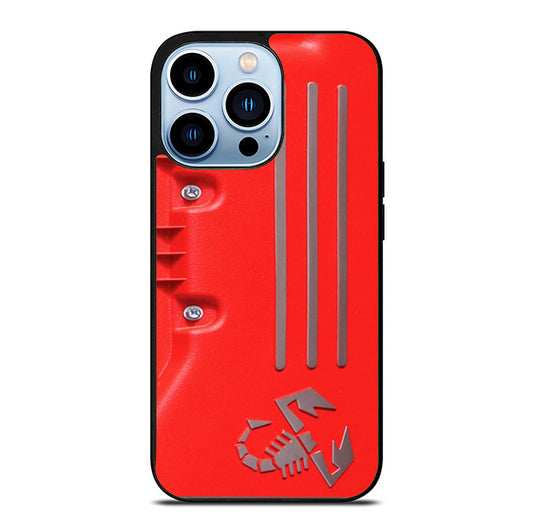 Fiat Abarth Red Engine iPhone 15 Pro Max Case