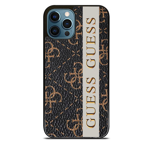 Guess Pattern Striped iPhone 15 Pro Max Case
