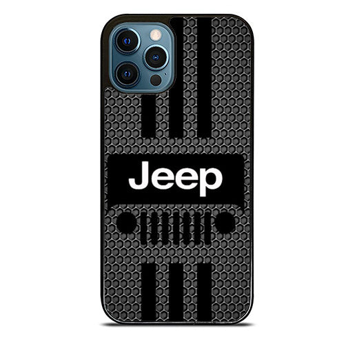 Jeep Wrangler Black Hexagon iPhone 15 Pro Max Case