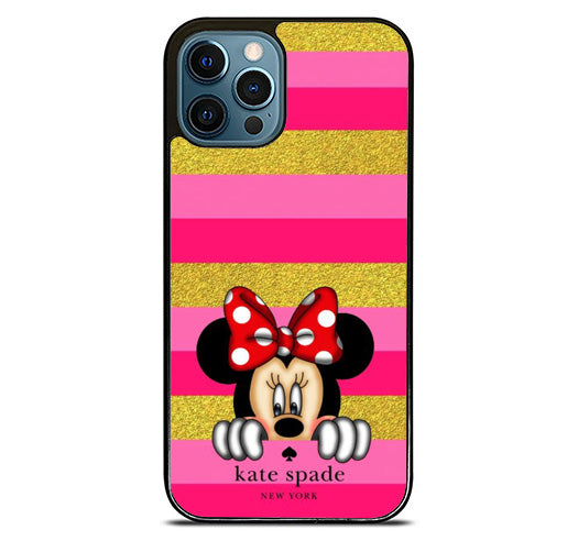 Kate Spade Striped cute iPhone 15 Pro Max Case