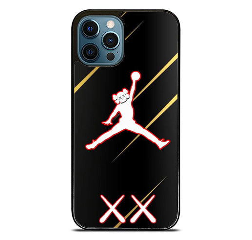 Kaws X Jordan Black Metallic iPhone 15 Pro Max Case