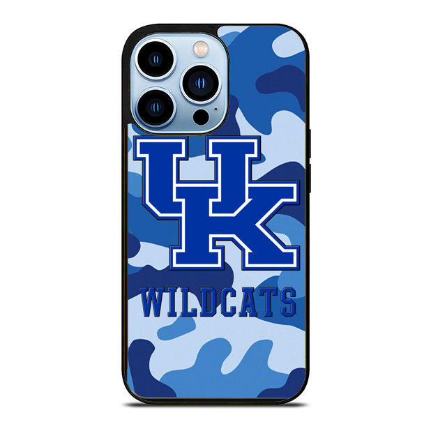 Kentucky Wildcats Blue Camo iPhone 15 Pro Max Case
