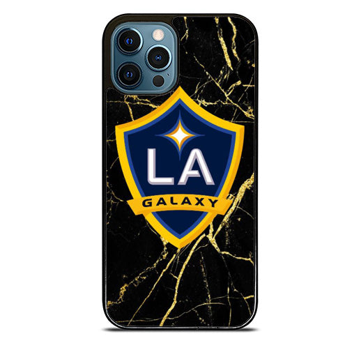 LA Galaxy Black Marble iPhone 15 Pro Max Case