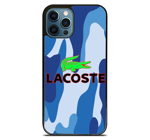 Lacoste Blue Camo iPhone 15 Pro Max Case