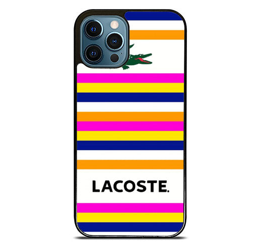 Lacoste Striped Color iPhone 15 Pro Max Case