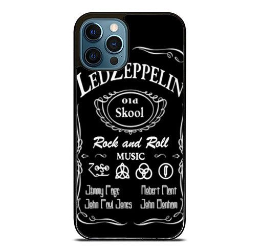Led Zeppelin Black iPhone 15 Pro Max Case