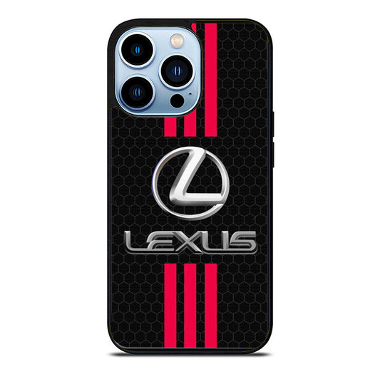 Lexus Red Stripe Hexagon iPhone 15 Pro Max Case
