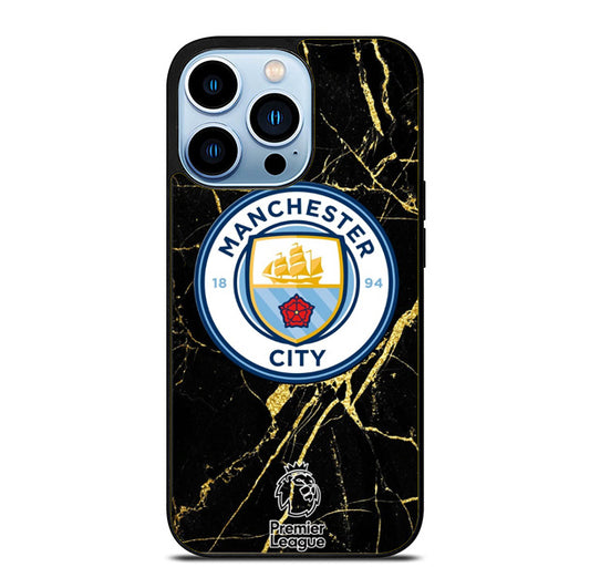 Manchester City Black Marble iPhone 15 Pro Max Case