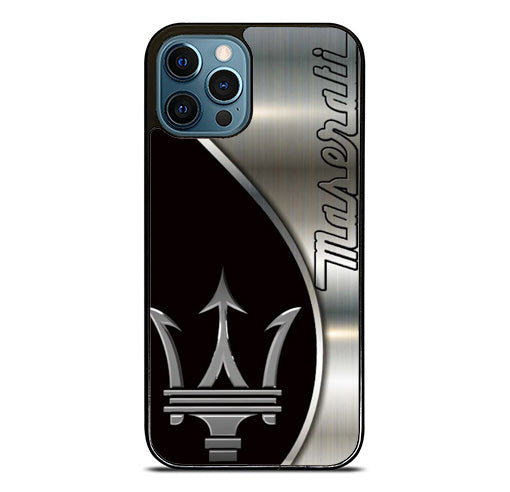 maserati silver metalic iPhone 15 Pro Max Case