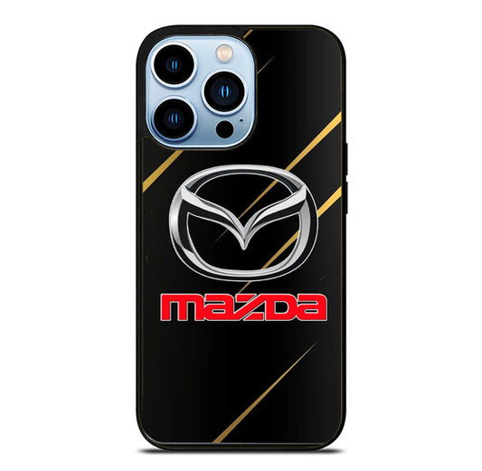 Mazda Black Metallic Logo iPhone 15 Pro Max Case