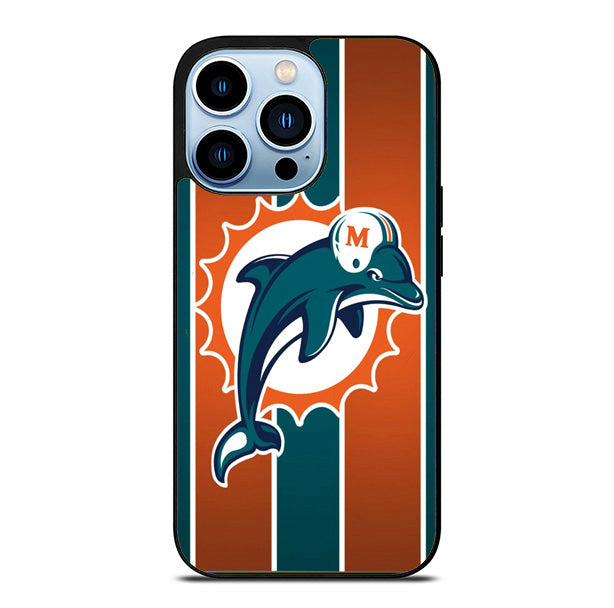 Miami Dolphins Stripe iPhone 15 Pro Max Case