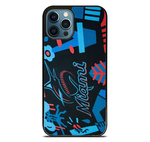 Miami Marlins iPhone 15 Pro Max Case