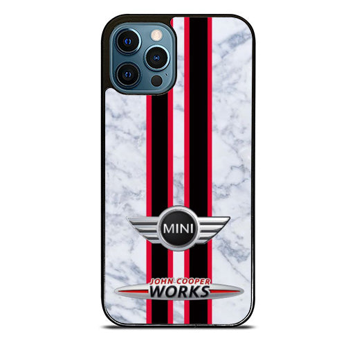 Mini Cooper Marble Stripe iPhone 15 Pro Max Case