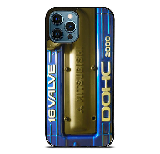 Mitsubishi Engine Valve Blue iPhone 15 Pro Max Case