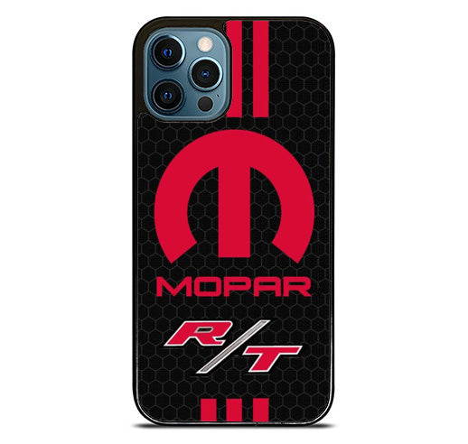 Mopar RT Logo Black Stripe iPhone 15 Pro Max Case