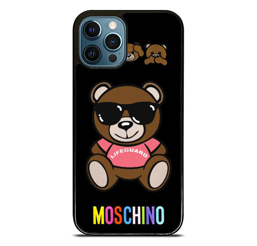 Moschino Fashion Black iPhone 15 Pro Max Case