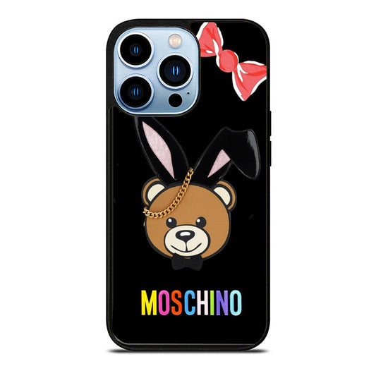 Moschino Logo Black iPhone 15 Pro Max Case