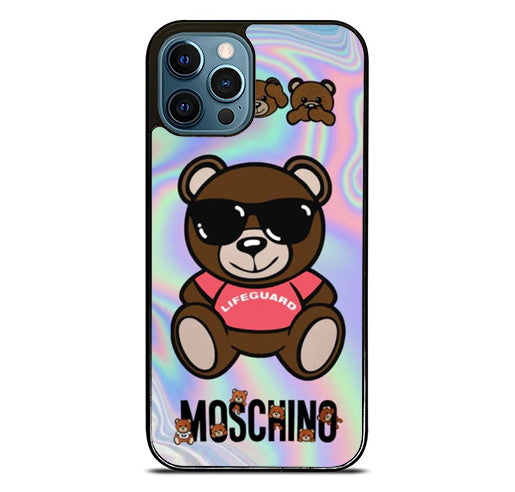 moschino logo holographic cover iPhone 15 Pro Max Case