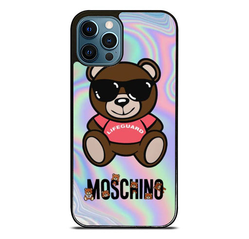 moschino logo holographic iPhone 15 Pro Max Case