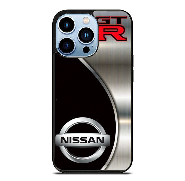 Nissan GTR Silver Metallic iPhone 15 Pro Max Case