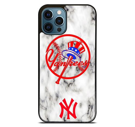 NY Yankees Marble iPhone 15 Pro Max Case