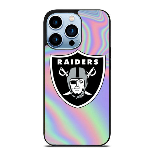 Oakland Raiders Logo Holographic iPhone 15 Pro Max Case
