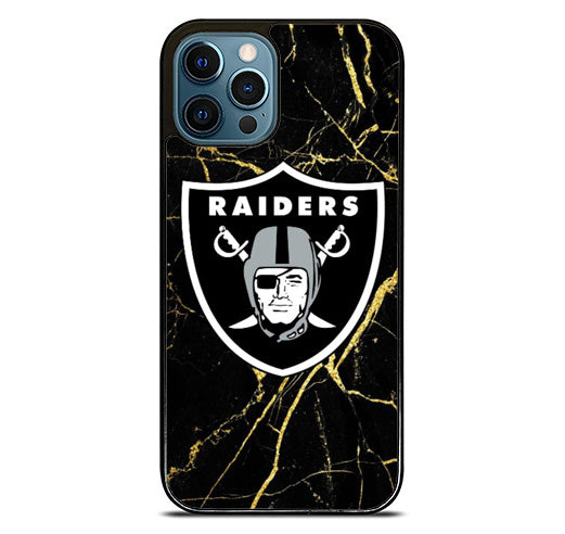 Oakland Raiders Marble iPhone 15 Pro Max Case