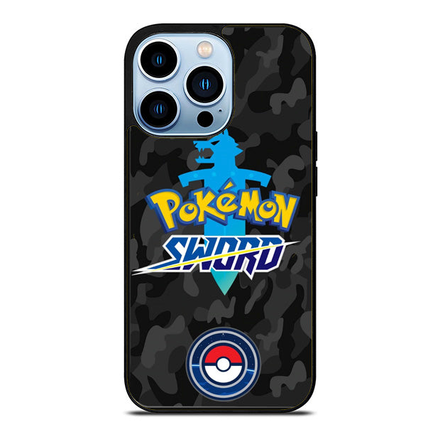 Pokemon go Sword Camo iPhone 15 Pro Max Case