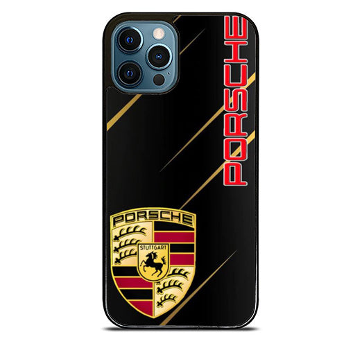 porsche black metallic iPhone 15 Pro Max Case