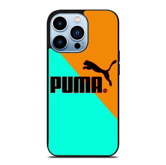 Puma Logo Striped Color iPhone 15 Pro Max Case