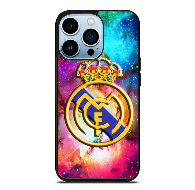 Real Madrid Logo Galaxy iPhone 15 Pro Max Case